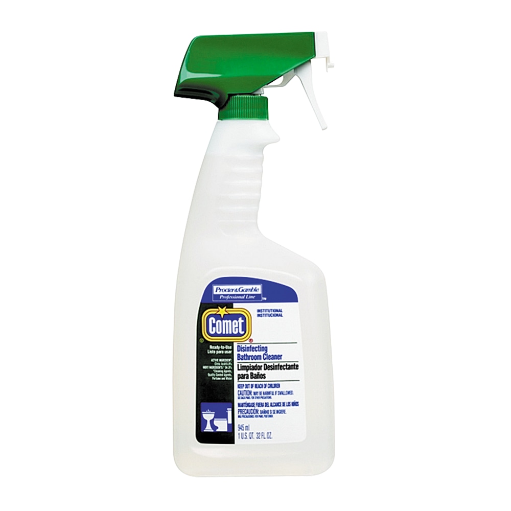 Comet Disinfecting Bathroom Cleaner, 32 Oz, 4 Spray Triggers Per Case, Case Of 8 Bottles MPN:22569CT