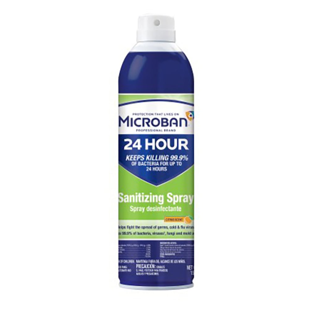 Microban 24 Professional Sanitizing and Disinfecting Spray, 15 oz (Min Order Qty 10) MPN:30130EA