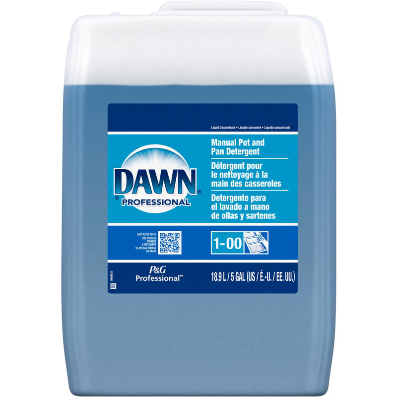 Dawn Manual Pot & Pan Detergent - 640 fl oz (20 quart) - Original Scent - 1 Each - Long Lasting - Translucent Blue MPN:70681