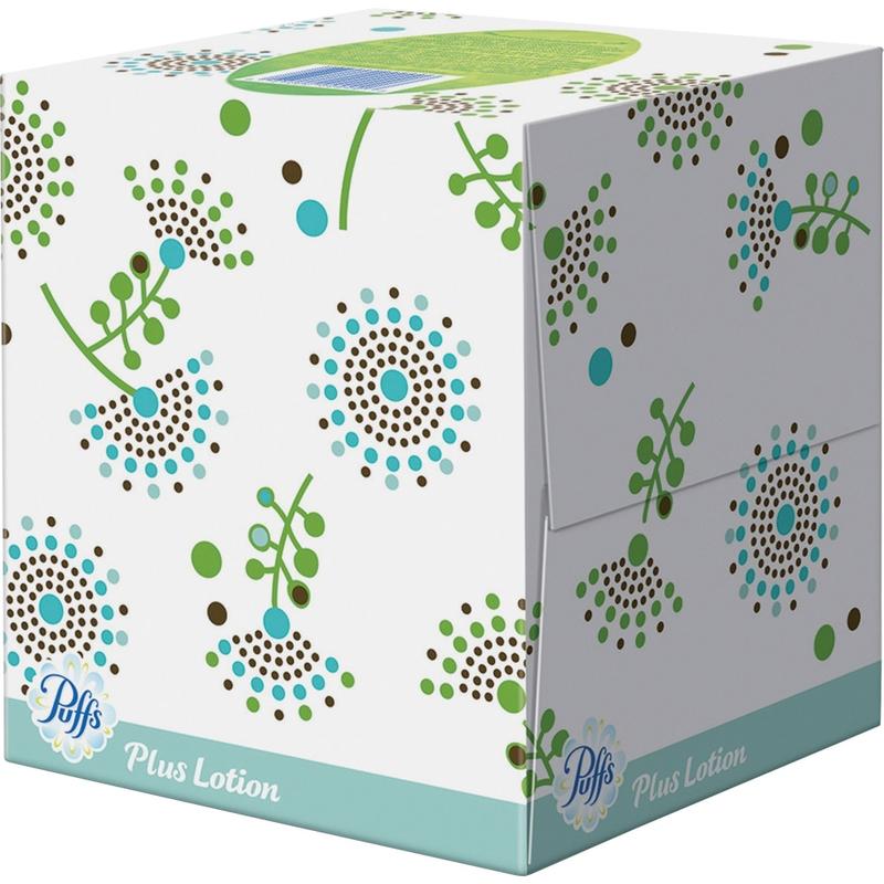 Puffs Plus Lotion Facial Tissues - 2 Ply - White - 56 Per Box - 24 / Carton (Min Order Qty 2) MPN:34899CT