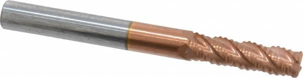 Corner Radius End Mill: 1/4