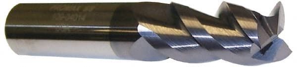 Square End Mill: 3/8'' Dia, 5/8'' LOC, 3/8'' Shank Dia, 2'' OAL, 3 Flutes, Solid Carbide MPN:109-02424