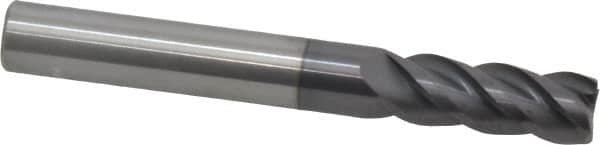 Square End Mill: 5/16'' Dia, 3/4'' LOC, 5/16'' Shank Dia, 2-1/2'' OAL, 4 Flutes, Solid Carbide MPN:111-02014