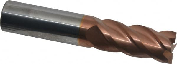 Square End Mill: 3/4'' Dia, 1-5/8'' LOC, 3/4'' Shank Dia, 4'' OAL, 4 Flutes, Solid Carbide MPN:111-04812