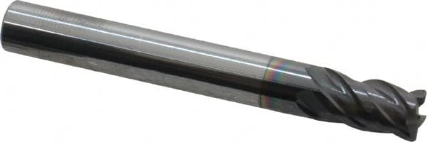 Corner Radius End Mill: 1/4