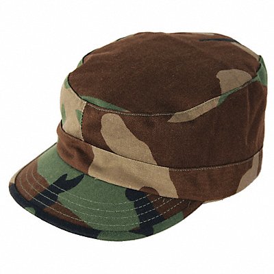 BDU Patrol Cap Cotton Wdland Camo L MPN:F550555320L