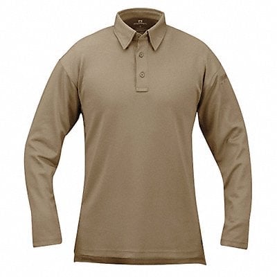 Tactical Polo 5XL Long Sleeve Silver Tan MPN:F5315722265XL