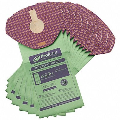 Filter Bags Paper 11 x9-1/2 x1 PK10 MPN:107680