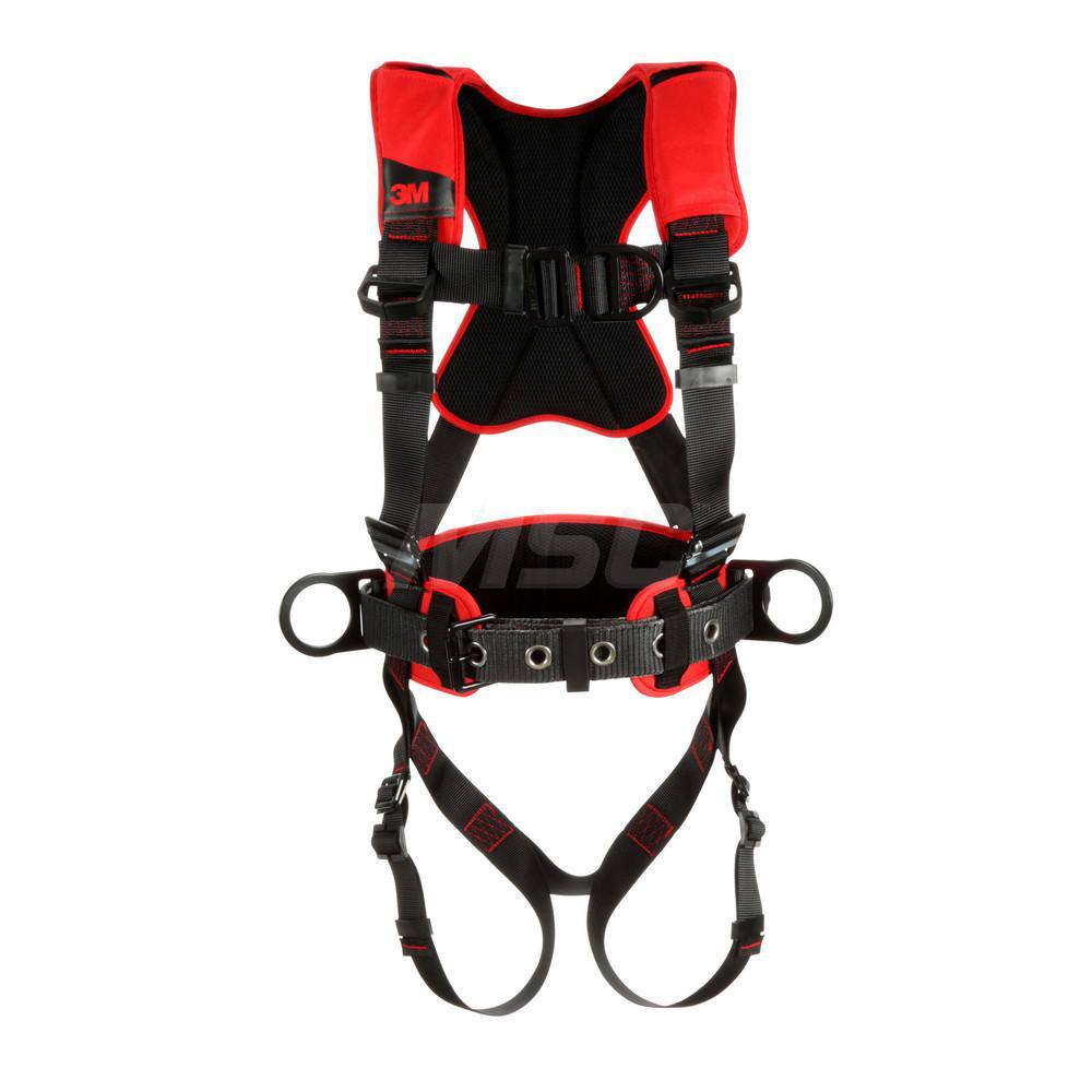 Fall Protection Harnesses: 420 Lb, Construction Style, Size Small, For Climbing & Positioning, Polyester, Back Front & Side MPN:7012816614