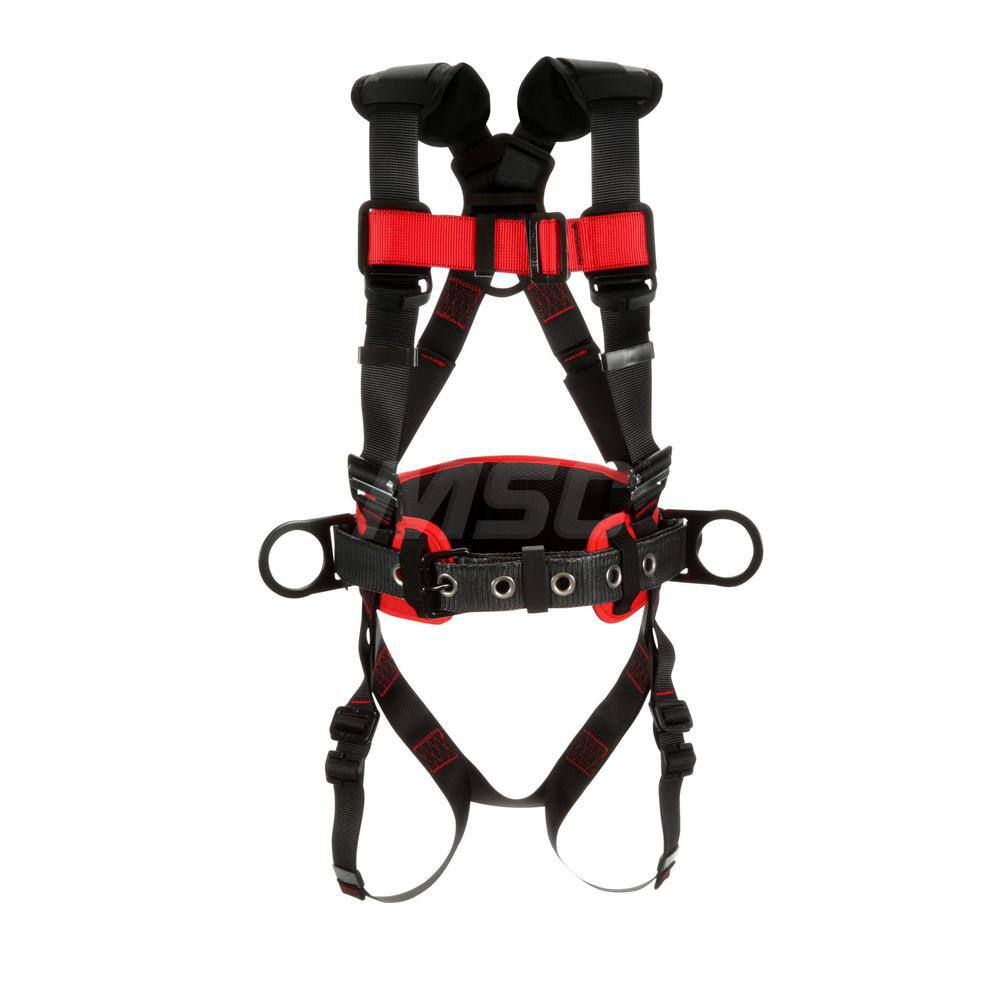 Fall Protection Harnesses: 420 Lb, Construction Style, Size 2X-Large, For Positioning, Polyester, Back & Side MPN:7012816647