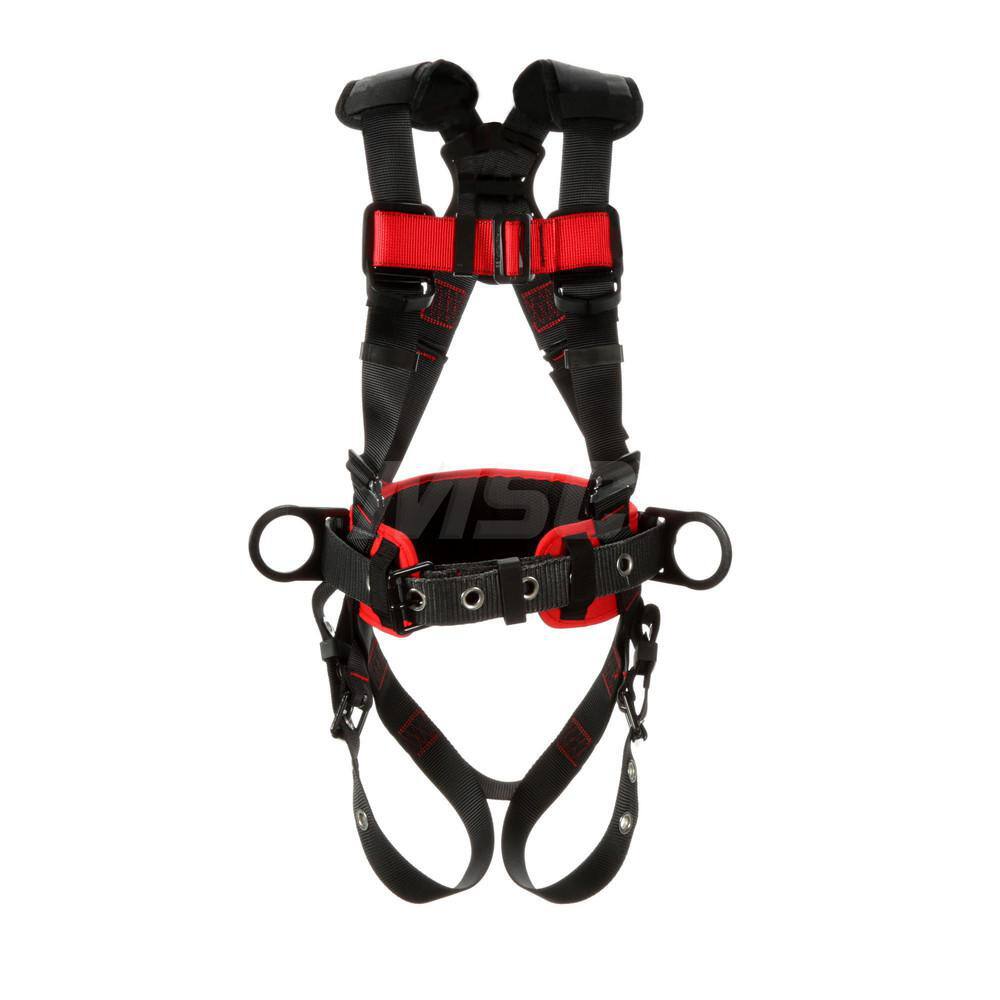 Fall Protection Harnesses: 420 Lb, Construction Style, Size Small, For Positioning, Polyester, Back & Side MPN:7100232016