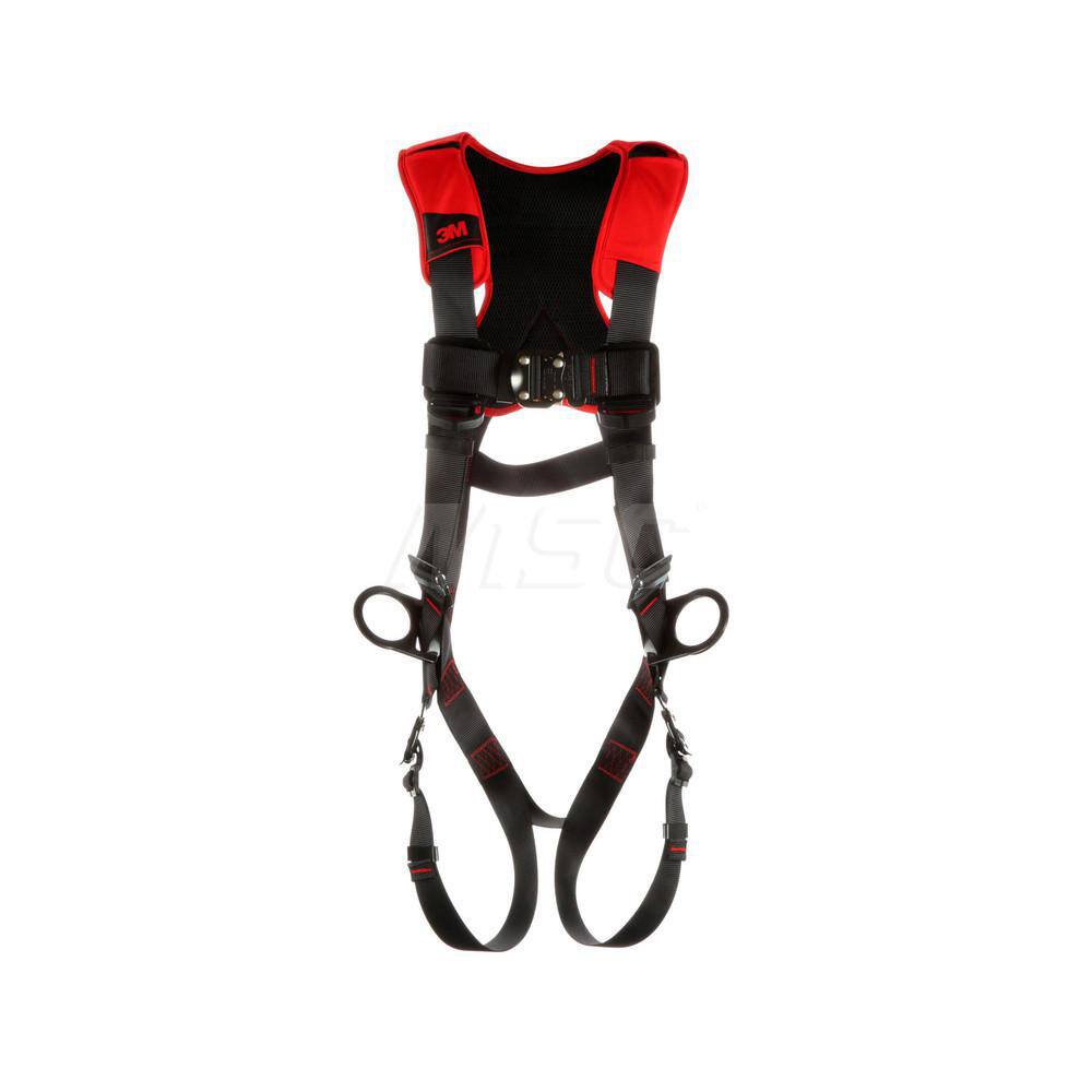 Fall Protection Harnesses: 420 Lb, Vest Style, Size X-Large, For Positioning, Polyester, Back & Side MPN:7100184609