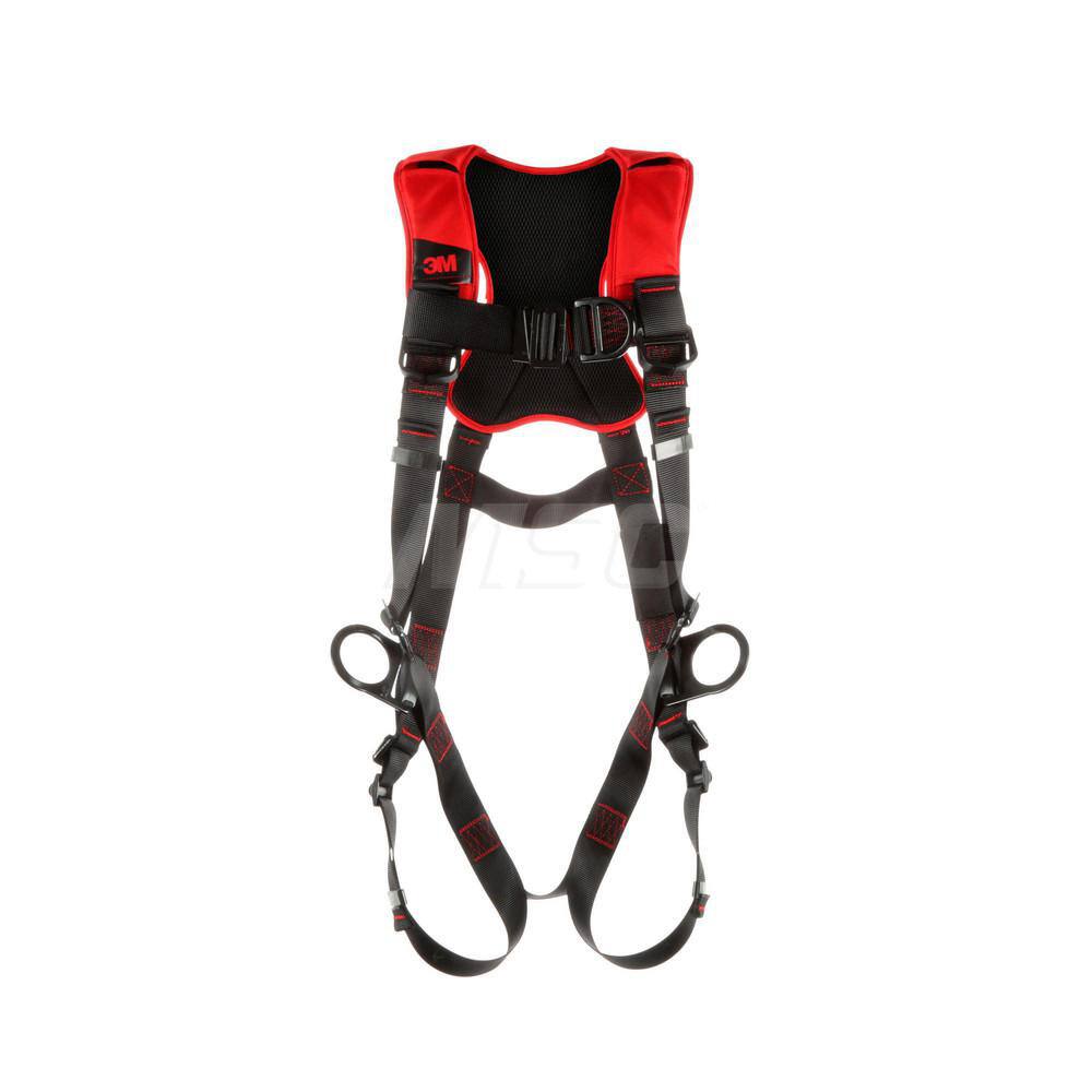 Fall Protection Harnesses: 420 Lb, Vest Style, Size X-Large, For Climbing & Positioning, Polyester, Back Front & Side MPN:7012816720