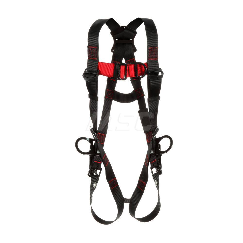 Fall Protection Harnesses: 420 Lb, Vest Style, Size 2X-Large, For Climbing & Positioning, Polyester, Back Front & Side MPN:7012816749