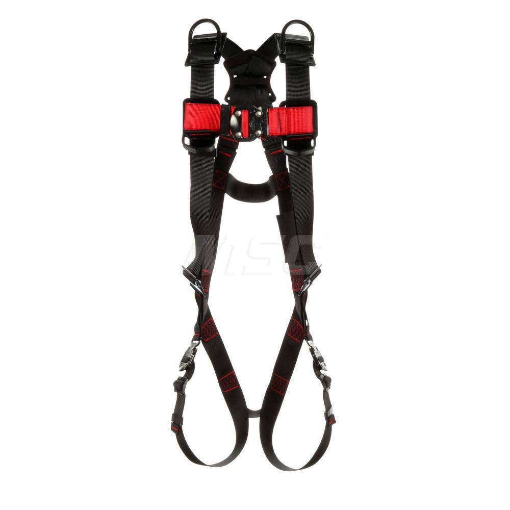 Fall Protection Harnesses: 420 Lb, Vest Style, Size X-Large, For Retrieval & Rescue, Polyester, Back & Shoulder MPN:7012816782