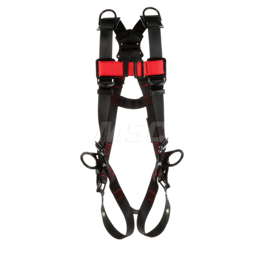 Fall Protection Harnesses: 420 Lb, Vest Style, Size X-Large, For Positioning Retrieval & Rescue, Polyester, Back Shoulder & Side MPN:7012816795