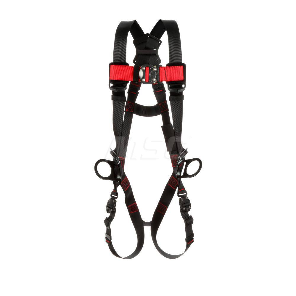 Fall Protection Harnesses: 420 Lb, Vest Style, Size 2X-Large, For Positioning, Polyester, Back & Side MPN:7012816852