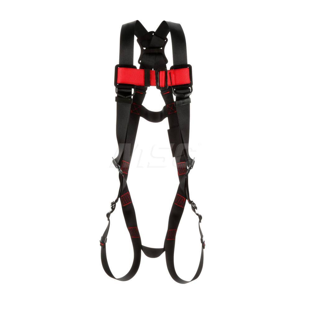 Fall Protection Harnesses: 420 Lb, Vest Style, Size Small, For General Industry, Polyester, Back MPN:7100184579