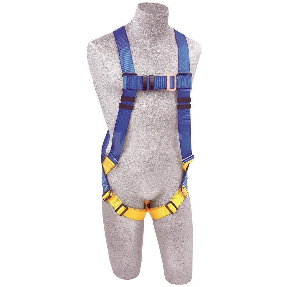 Fall Protection Harnesses: 310 Lb, Vest Style, Size Universal, For General Industry, Polyester, Back MPN:7100226108