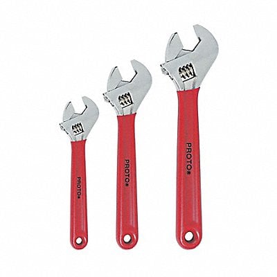 Adjustable Wrench Set 1-1/2 in Jaw Cap. MPN:J795GA