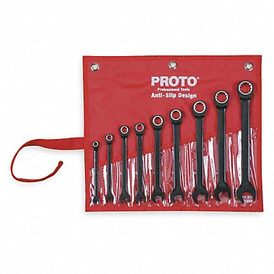 Combo Wrench Set Blk Chrome Standard 9Pc MPN:JSCR-9S