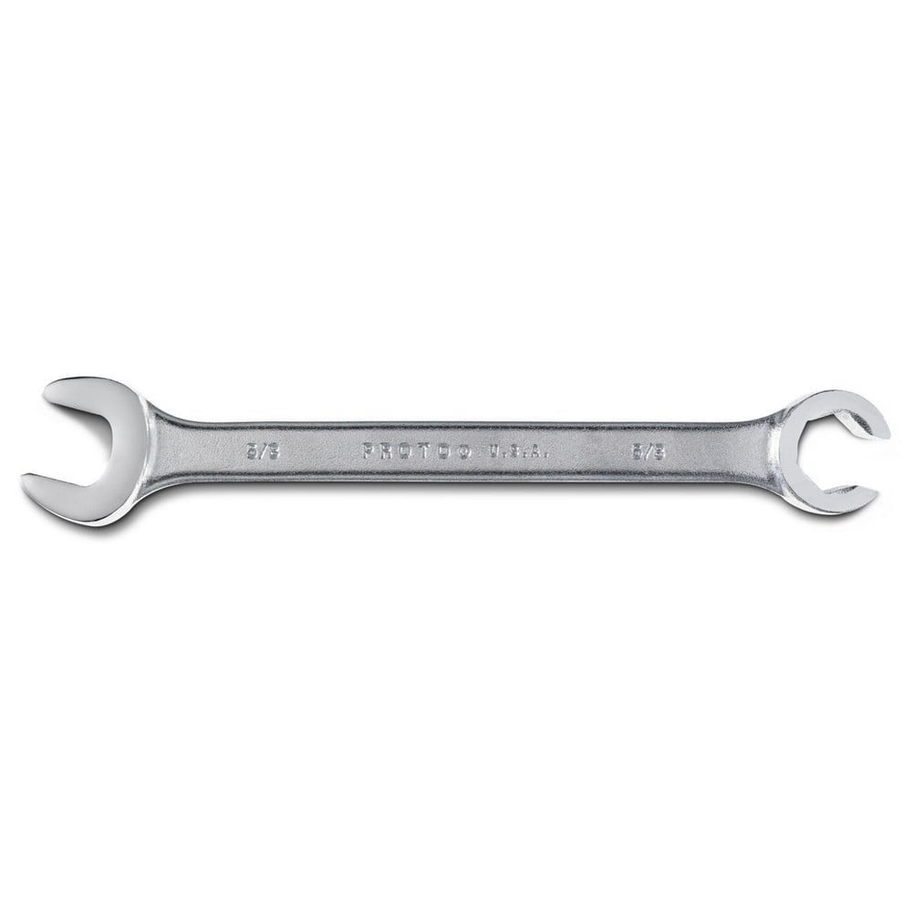 Flare Nut Wrenches, Wrench Type: Open End , Wrench Size: 5/8 in , Double/Single End: Double , Opening Type: 6-Point Flare Nut , Material: Steel  MPN:J3755