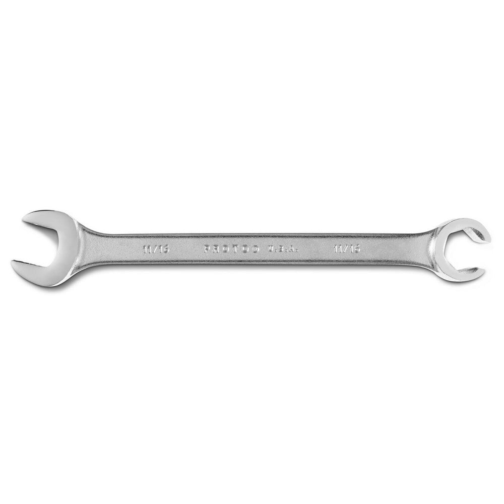 Flare Nut Wrenches, Wrench Type: Open End , Wrench Size: 11/16 in , Double/Single End: Double , Opening Type: 6-Point Flare Nut , Material: Steel  MPN:J3756