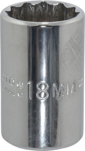 Hand Socket: 18 mm Socket, 12-Point MPN:J5418M