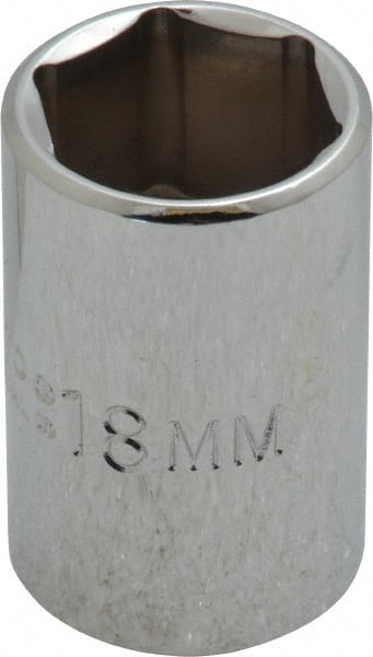 Hand Socket: 18 mm Socket, 6-Point MPN:J5418MH