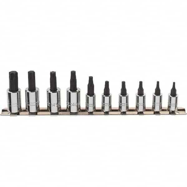 Torx Bit Socket Set: 10 Pc MPN:J4740C