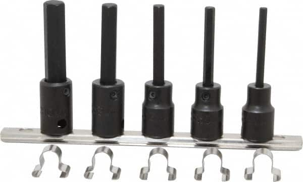 Hex Bit Socket Set: 3/8