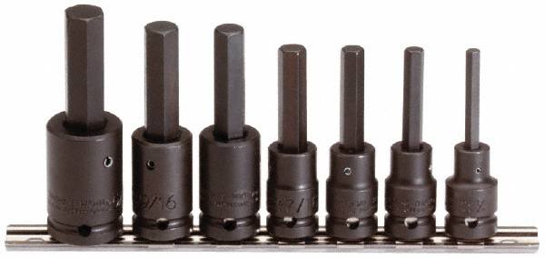 Hex Bit Socket Set: 1/2