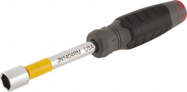 Nut Driver: Hollow Shaft, Ergonomic Handle, 8-1/2