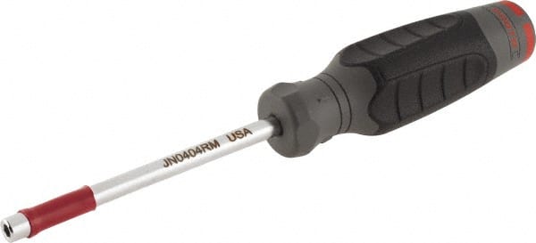 Nut Driver: Hollow Shaft, Ergonomic Handle, 8-1/4