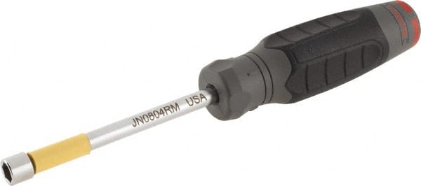 Nut Driver: Hollow Shaft, Ergonomic Handle, 9