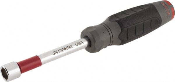 Nut Driver: Hollow Shaft, Ergonomic Handle, 9-1/4