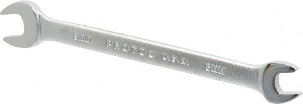 Open End Wrench: Double End Head, 8 mm x 9 mm, Double Ended MPN:J30809