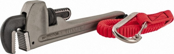 Tethered Straight Pipe Wrench: 10