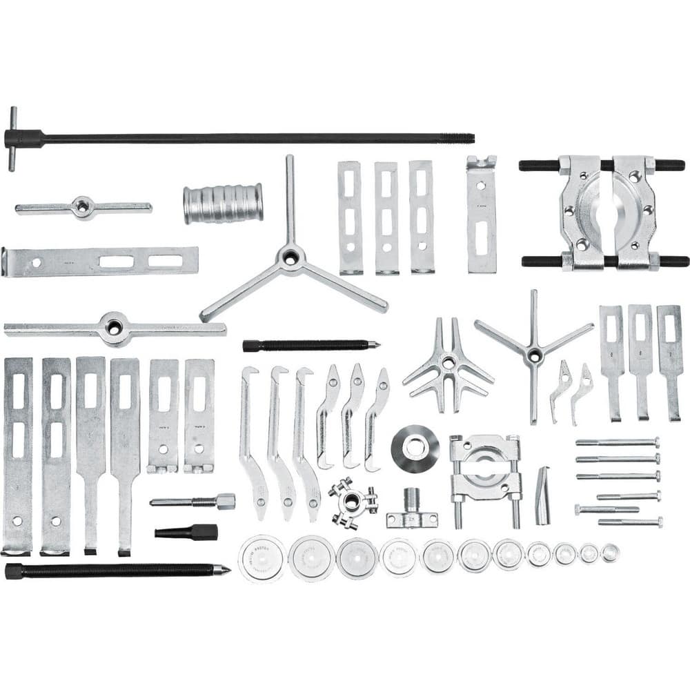 Puller & Separator Sets, Type: General Pupose Puller Set, Maximum Spread (Inch): 0, Number Of Bolts: 8.000, Number of Jaws: 18, Number of Pieces: 56, 56.000 MPN:J4245