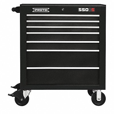 Rolling Tool Cabinet Black Heavy Duty MPN:J553441-7BK