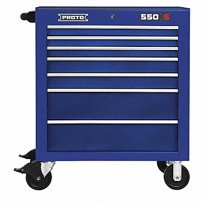 Rolling Tool Cabinet Blue Heavy Duty MPN:J553441-7BL