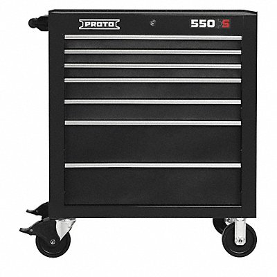 Rolling Tool Cabinet Black Heavy Duty MPN:J553441-7DB