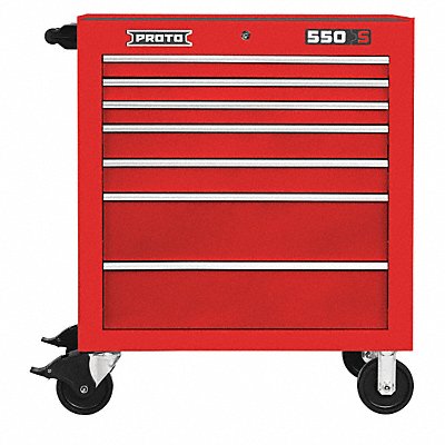 Rolling Tool Cabinet Red Heavy Duty MPN:J553441-7RD