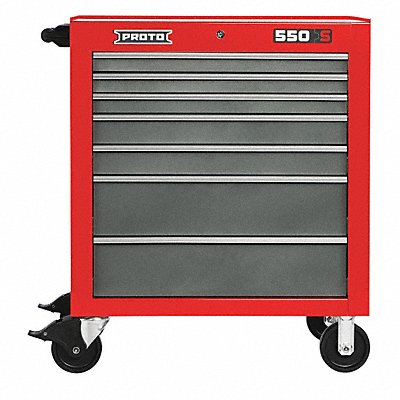 Rolling Tool Cabinet Red Heavy Duty MPN:J553441-7SG