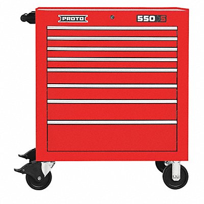 Rolling Tool Cabinet Red Heavy Duty MPN:J553441-8RD