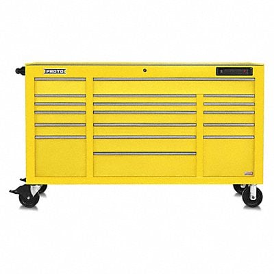 Rolling Tool Cabinet Yellow Heavy Duty MPN:J556741-18YLPDP