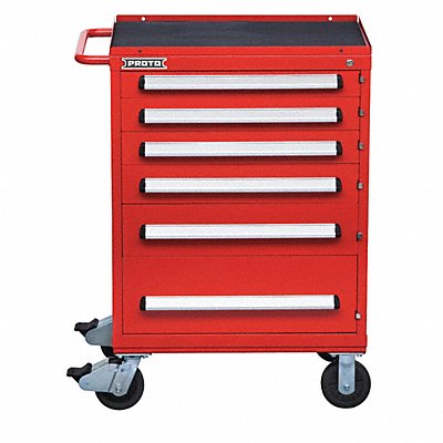 Rolling Tool Cabinet Red Ind Prem Duty MPN:J563042-6RD