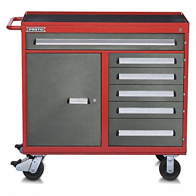 Rolling Tool Cabinet Blk Ind Prem Duty MPN:J564542-6DB-1S