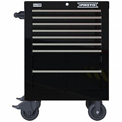 Rolling Tool Cabinet Black Heavy Duty MPN:JSTV2739RS08BK