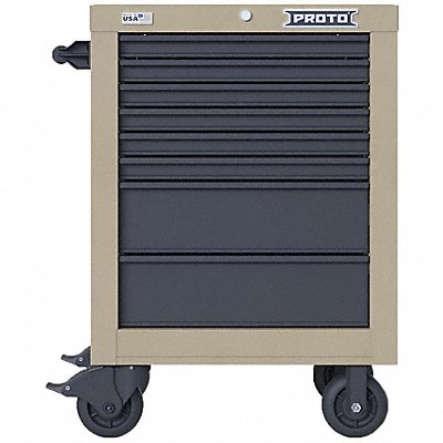 Rolling Tool Cabinet Tan Heavy Duty MPN:JSTV2739RS08DT